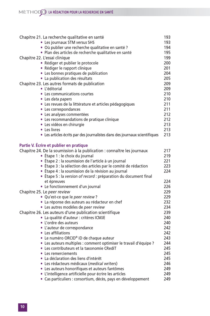 La rédaction pour la recherche en santé