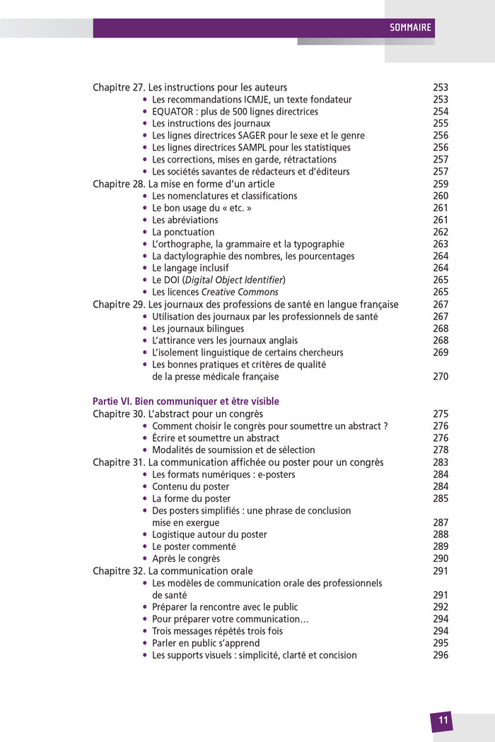 La rédaction pour la recherche en santé