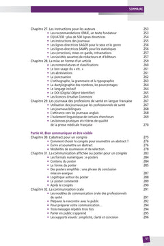 La rédaction pour la recherche en santé
