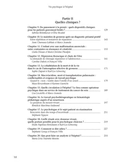 Vie psychique à l'hôpital