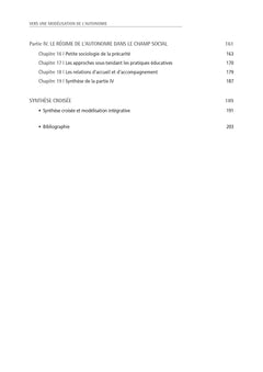 Vers une modélisation de l'autonomie