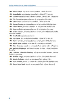 Analyse et prévention des risques médicolégaux en gynécologie, obstétrique, périnatalogie et pédiatrie