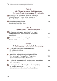 Psychothérapies des patients douloureux chroniques