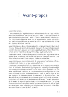 Maternité et cancer