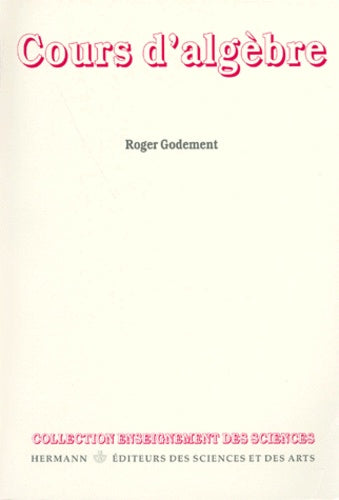 Cours d'algèbre