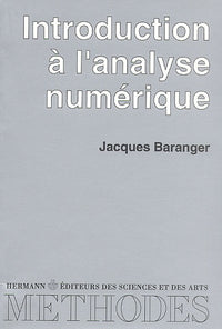 Introduction à l'analyse numérique