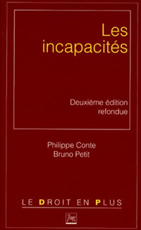 Les incapacités, 2e édition refondue