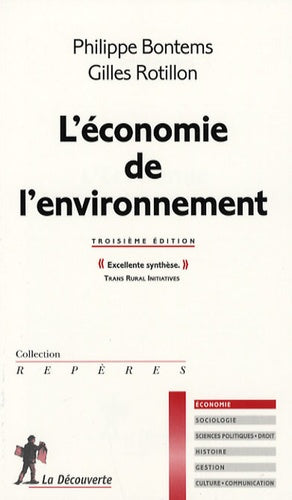 ECONOMIE DE L ENVIRONNEMENT