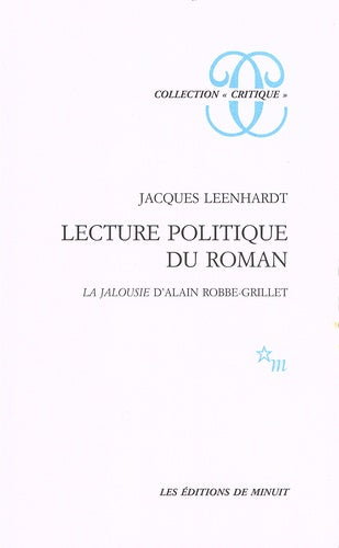 Lecture politique du roman La jalousie