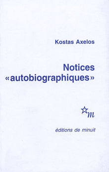 Notices autobiographiques