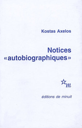 Notices autobiographiques