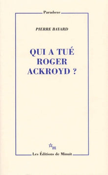 Qui a tué Roger Ackroyd ?