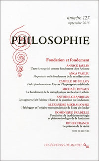 Fondation et fondement