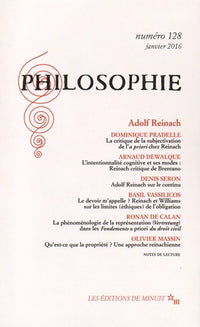 Philosophie 128 Adolf Reinach