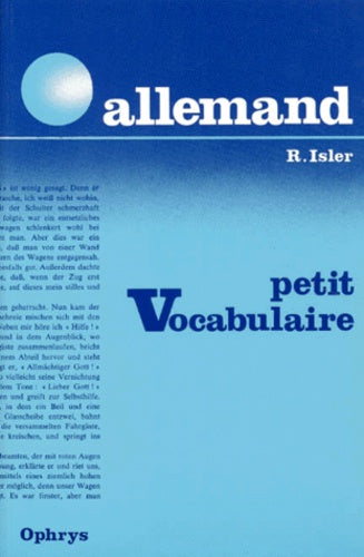 Petit vocabulaire allemand