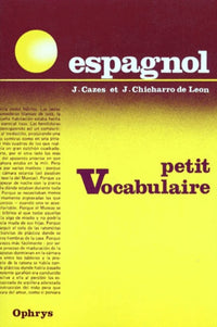 Petit vocabulaire espagnol