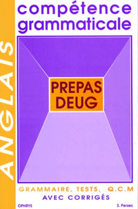Competence grammaticale en anglais