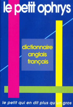 Le petit Ophrys - dictionnaire anglais-français