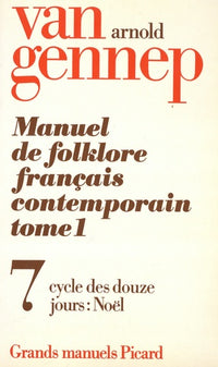 Manuel du folklore français contemporain