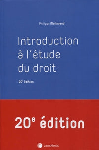 Introduction à l'étude du droit
