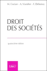 Droit des sociétés, 14e édition