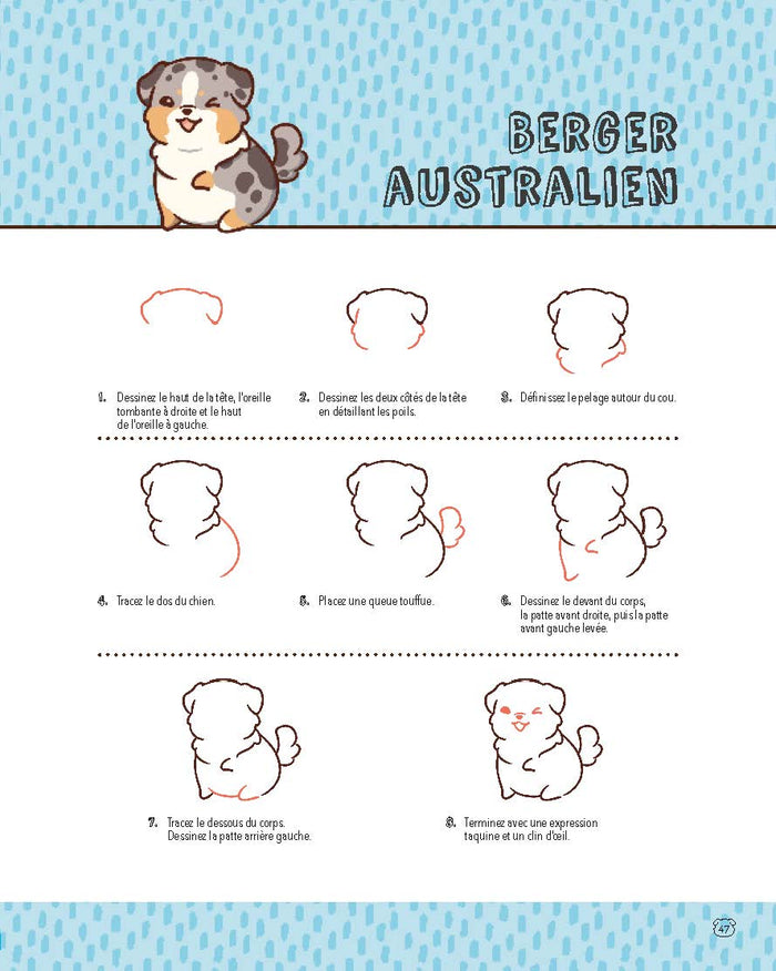 Dessiner des chiens kawaii