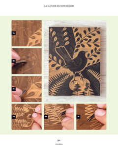 Imprimer la nature en linogravure