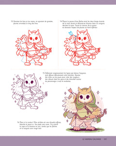 Dessiner des petits héros enchanteurs
