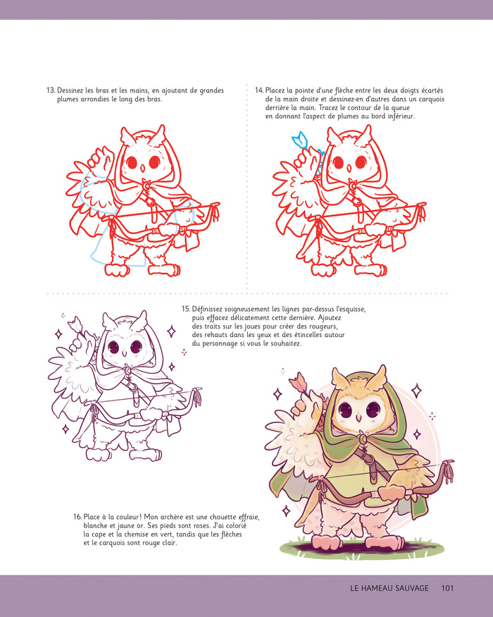 Dessiner des petits héros enchanteurs