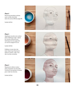 Merveilleux portraits à l'aquarelle
