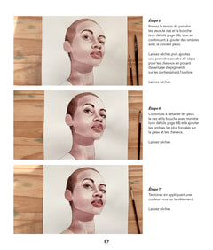 Merveilleux portraits à l'aquarelle