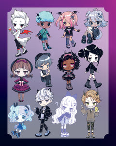 Goth Chibis