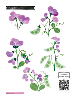 Le jardin aux crayons de couleur