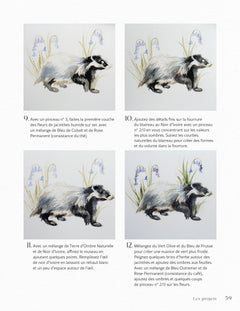 Merveilleuse forêt à l'aquarelle