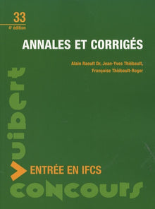 Entrée en IFCS: Annales et corrigés