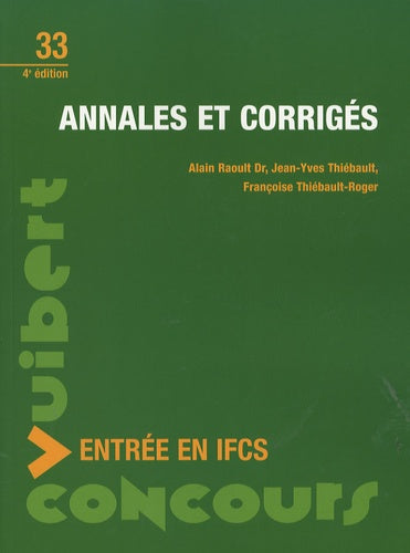 Entrée en IFCS: Annales et corrigés