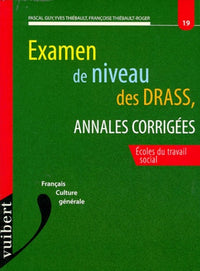 Annales corrigés de l'examen de niveau des DRASS