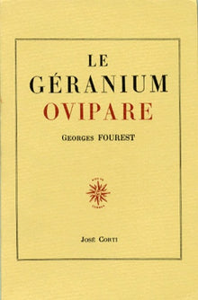Le géranium ovipare
