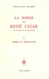 la poésie de René Char