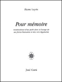 Pour mémoire