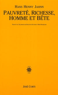 Pauvreté, richesse, homme et bête