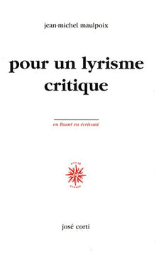 Pour un lyrisme critique