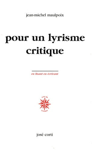 Pour un lyrisme critique