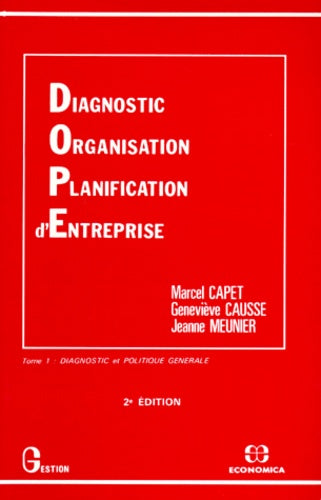 Diagnostic, organisation, planification d'entreprise