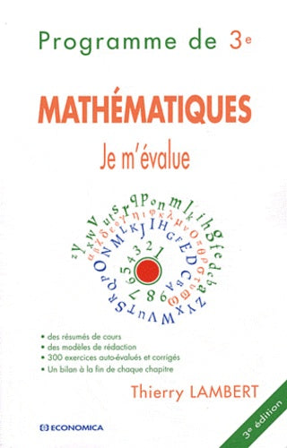 Mathématiques - Je m'évalue - Programme de 3e