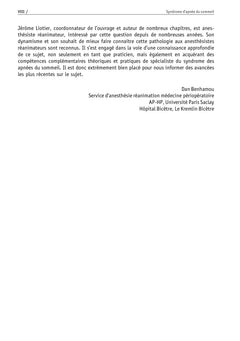 Syndrome d'apnée du sommeil en périopératoire