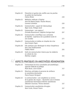 Communiquer en anesthésie-réanimation et médecine péri-opératoire