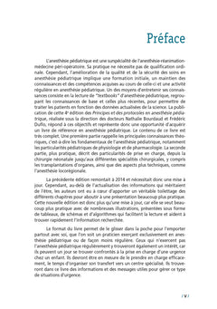 Principes et protocoles en anesthésie pédiatrique