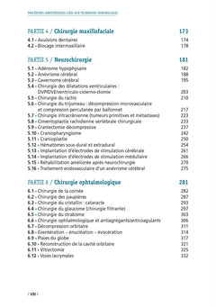 Procédures anesthésiques liées aux techniques chirurgicales