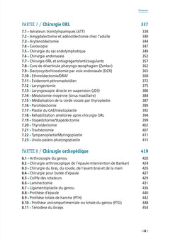 Procédures anesthésiques liées aux techniques chirurgicales